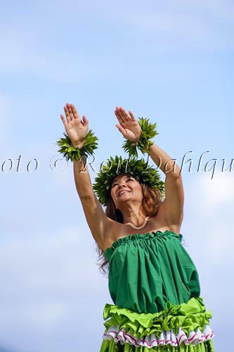 Hula Kahiko Dancer Maui Hawaii Mr Photo