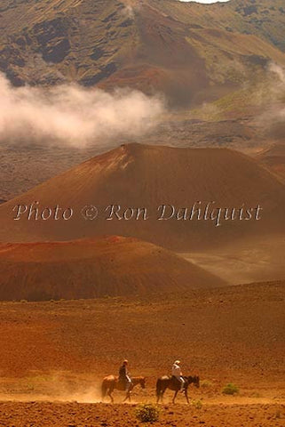 Pony Express Tours on Sliding Sands Trail, Haleakala, Maui, Hawaii - Hawaiipictures.com