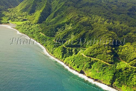 Aerial view of the road to Hana, Maui, Hawaii Picture - Hawaiipictures.com